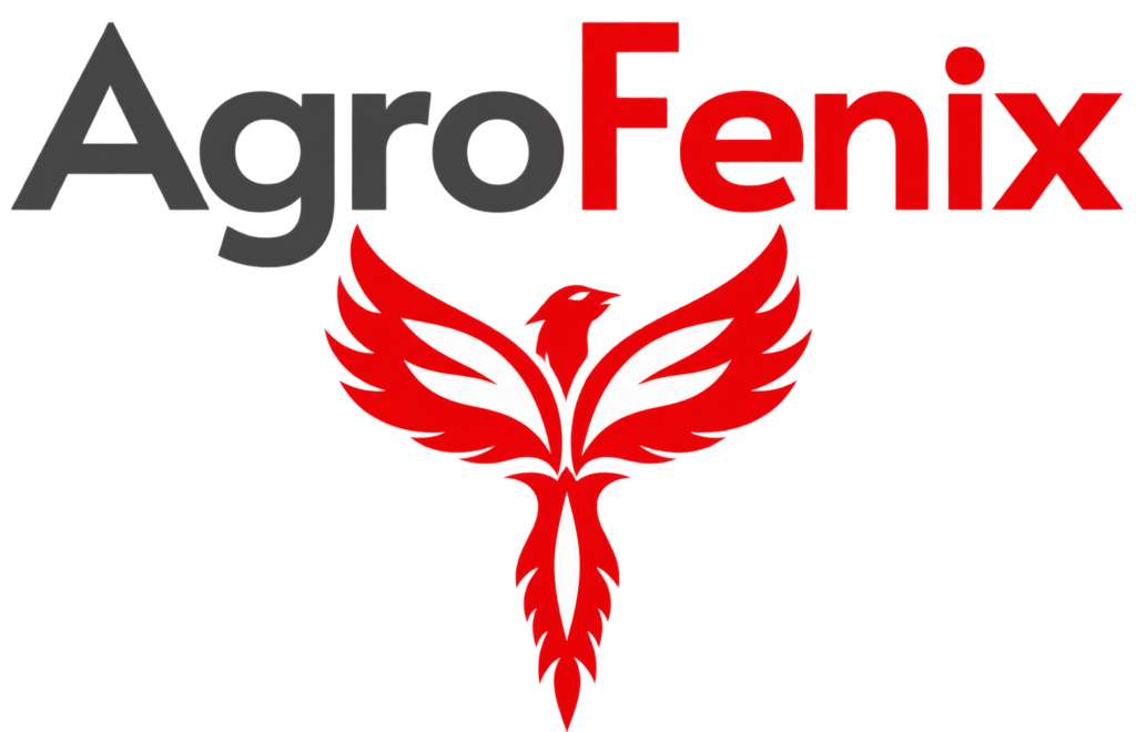 Logotipo AgroFenix con Fénix Rojo